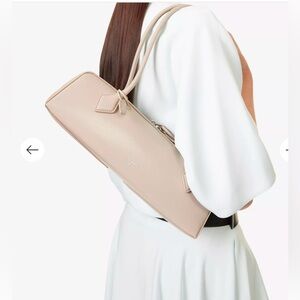 ALAÏA Alaia Medium Teckel Grege Warm Taupe Beige Shoulder Bag